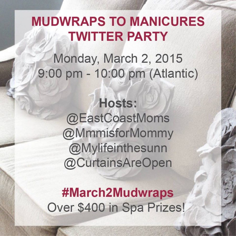 #March2Mudwraps Twitter Party