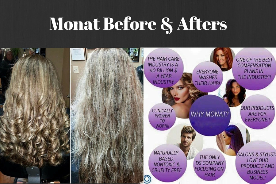 Monat Mens Before and After Hair Loss Haircare 