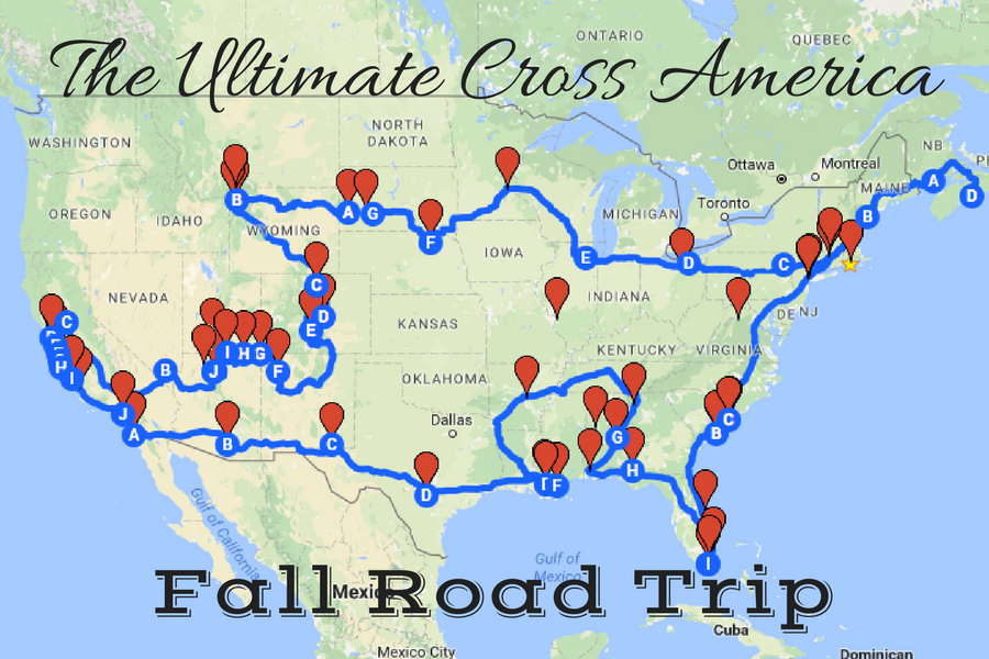 The Ultimate Cross America Fall Road Trip
