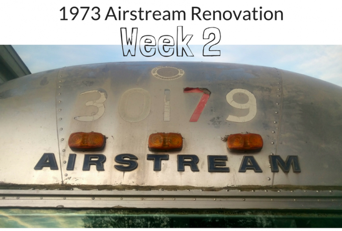 1973 Airstream Renovation Week 2